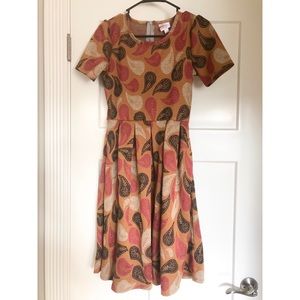 Lularoe Amelia zipper dress